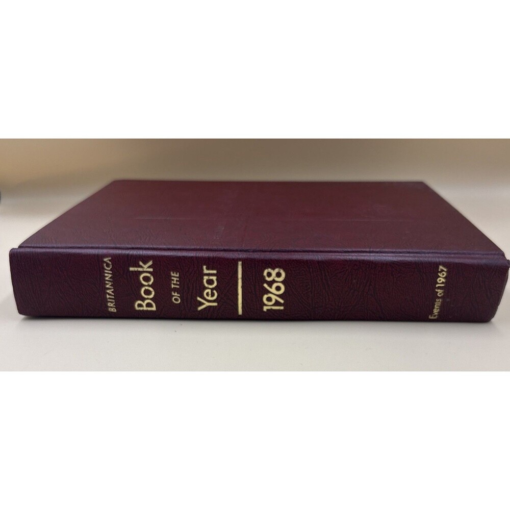 1968 Britannica book of the year events of 1967, Encyclopedia Britannica inc #S4